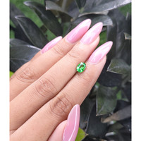 0.84 Ct. Tsavorite Garnet from Tanzania Life Style