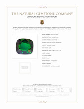 2.70 Ct. Tsavorite Garnet from Tanzania Scan Report