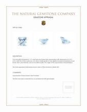 1.37 Ct. Aquamarine from Mozambique Appraisal
