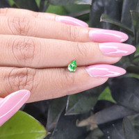 0.39 Ct. Tsavorite Garnet from Tanzania Life Style