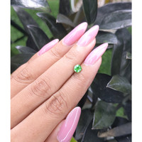 0.59 Ct. Tsavorite Garnet from Tanzania Life Style