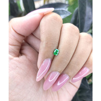 0.43 Ct. Tsavorite Garnet from Tanzania Life Style