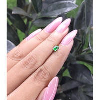 0.43 Ct. Tsavorite Garnet from Tanzania Life Style