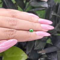 0.43 Ct. Tsavorite Garnet from Tanzania Life Style