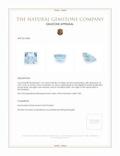 1.45 Ct. Aquamarine from Mozambique Appraisal