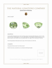 2.62 Ct. Green Chrysoberyl from Tanzania Appraisal