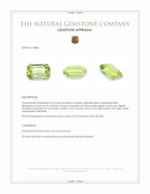 3.03 Ct. Chrysoberyl from Tanzania Appraisal