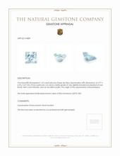 1.65 Ct. Aquamarine from Mozambique Appraisal