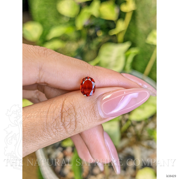1.71 Ct. Almandine Garnet from Ceylon (Sri Lanka)