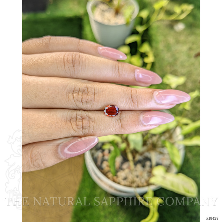 1.71 Ct. Almandine Garnet from Ceylon (Sri Lanka)