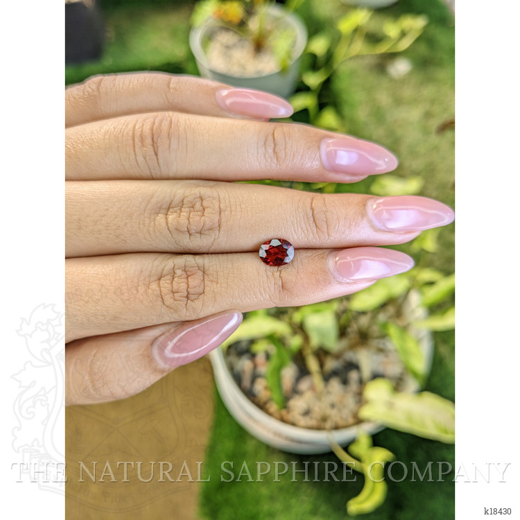 1.18 Ct. Almandine Garnet from Ceylon (Sri Lanka)