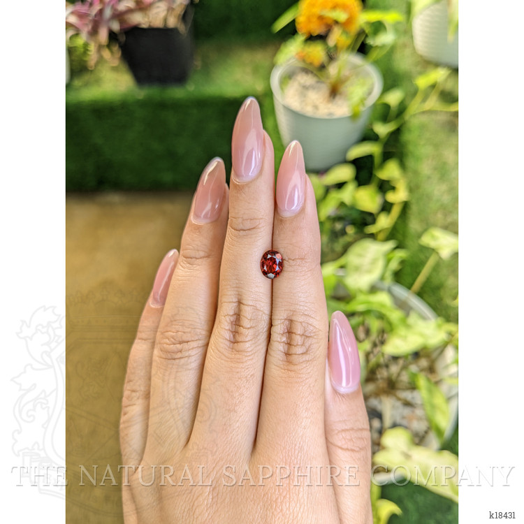 1.21 Ct. Almandine Garnet from Ceylon (Sri Lanka)