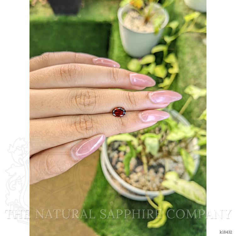 1.72 Ct. Almandine Garnet from Ceylon (Sri Lanka)