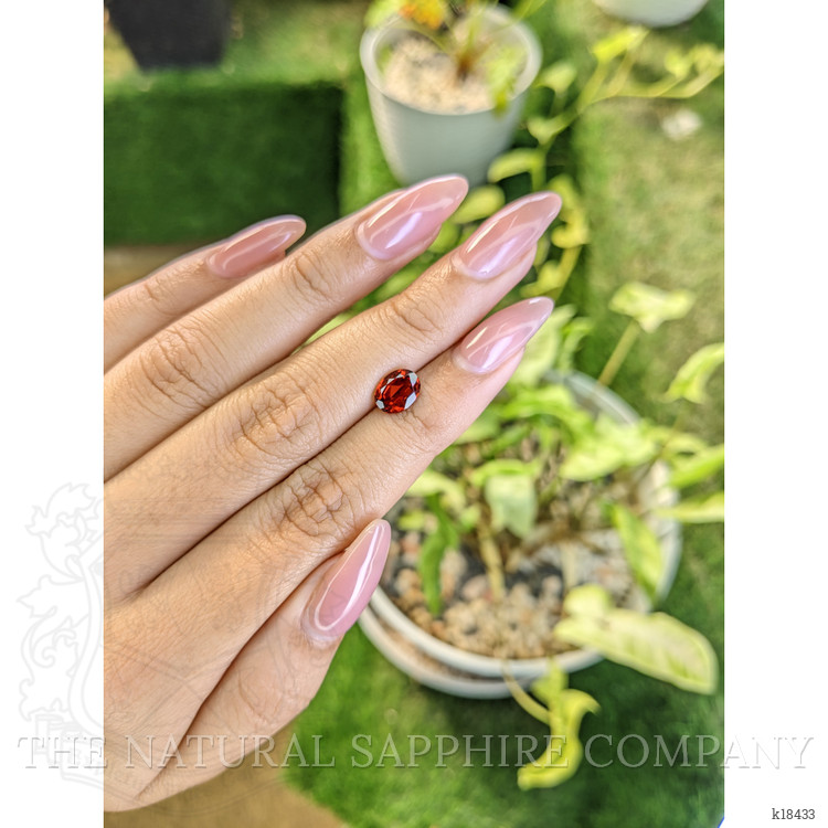 1.72 Ct. Almandine Garnet from Ceylon (Sri Lanka)