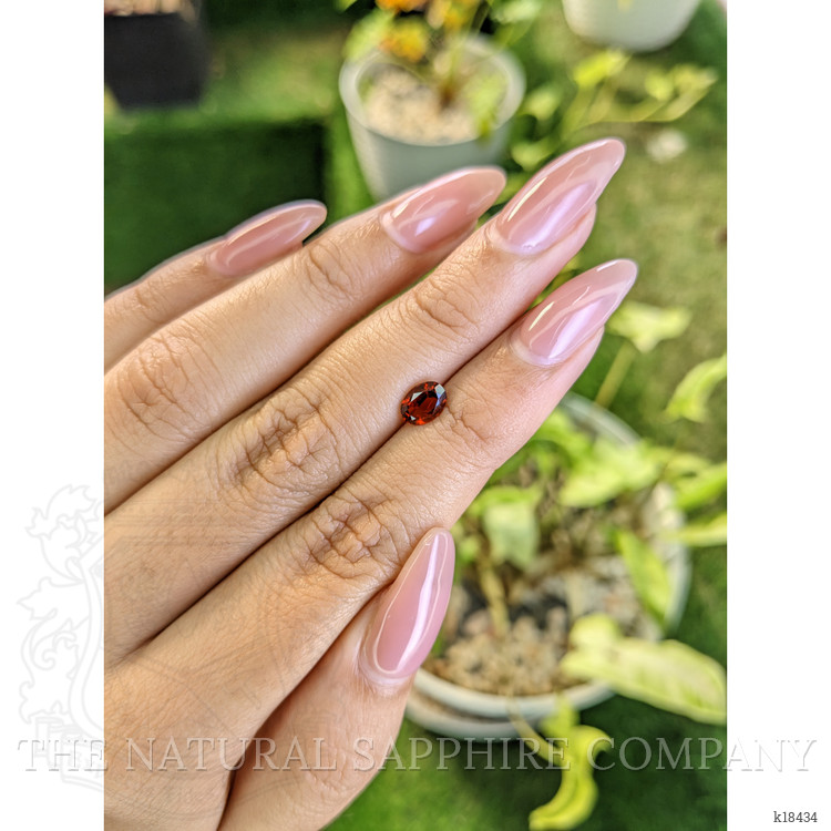 1.03 Ct. Almandine Garnet from Ceylon (Sri Lanka)