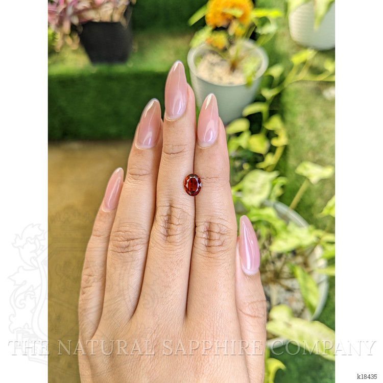 1.82 Ct. Almandine Garnet from Ceylon (Sri Lanka)