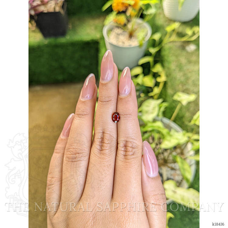 1.01 Ct. Almandine Garnet from Ceylon (Sri Lanka)