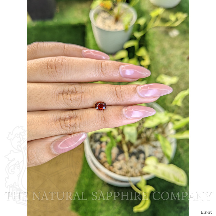 1.01 Ct. Almandine Garnet from Ceylon (Sri Lanka)