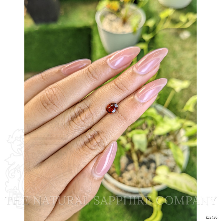 1.01 Ct. Almandine Garnet from Ceylon (Sri Lanka)