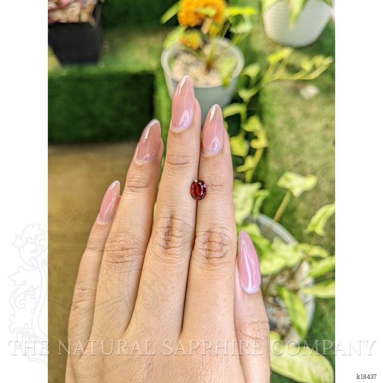 1.31 Ct. Almandine Garnet from Ceylon (Sri Lanka)