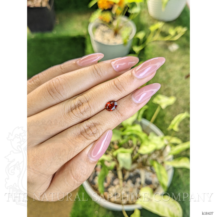 1.31 Ct. Almandine Garnet from Ceylon (Sri Lanka)