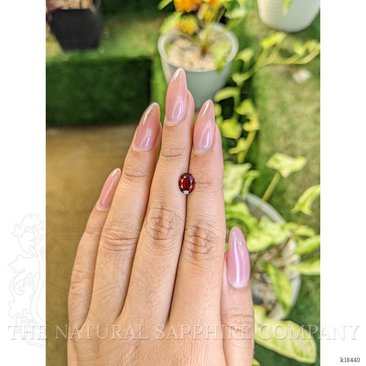 1.40 Ct. Almandine Garnet from Ceylon (Sri Lanka)