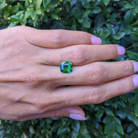 3.17 Ct. Tsavorite Garnet from Madagascar Life Style