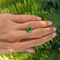 3.09 Ct. Tsavorite Garnet from Madagascar Life Style