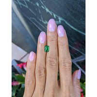 1.58 Ct. Tsavorite Garnet from Madagascar Life Style