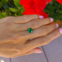 2.04 Ct. Tsavorite Garnet from Madagascar Life Style