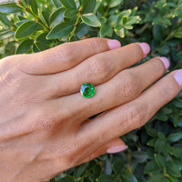 2.04 Ct. Tsavorite Garnet from Madagascar Life Style