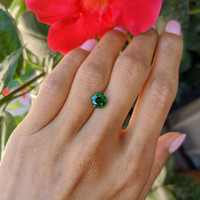 2.01 Ct. Tsavorite Garnet from Madagascar Life Style