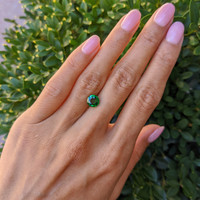 2.01 Ct. Tsavorite Garnet from Madagascar Life Style