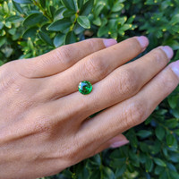 2.21 Ct. Tsavorite Garnet from Madagascar Life Style
