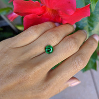 2.21 Ct. Tsavorite Garnet from Madagascar Life Style