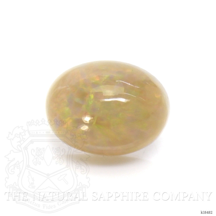 1.16 Ct. Multi Color Cabochon White Opal from Australia