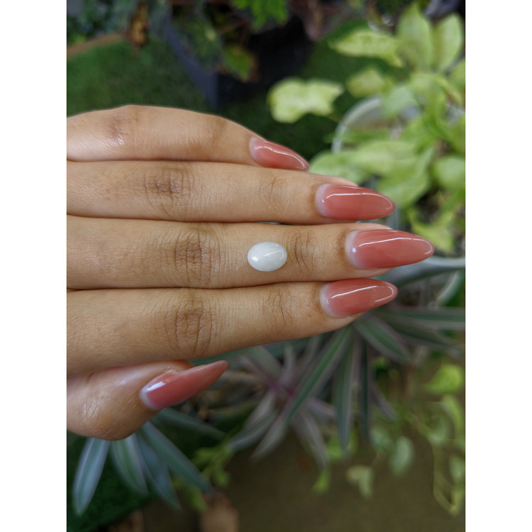 1.18 Ct. Cabochon White Opal from Australia