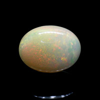 1.05 Ct. Cabochon White Opal from Australia Video