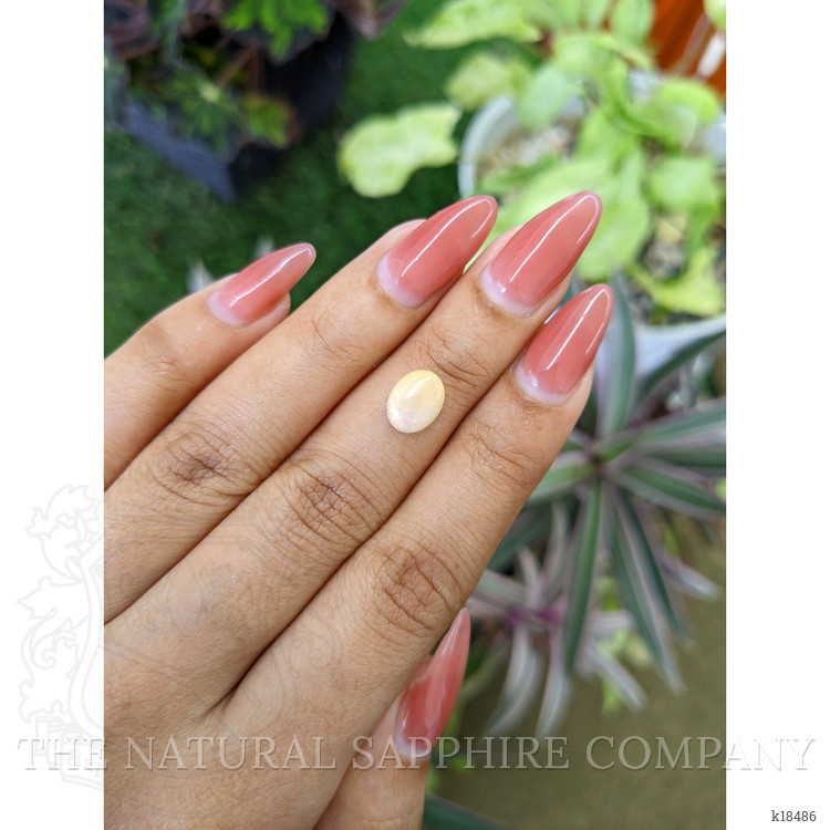 1.05 Ct. Cabochon White Opal from Australia