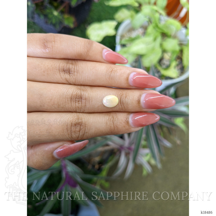 1.05 Ct. Cabochon White Opal from Australia