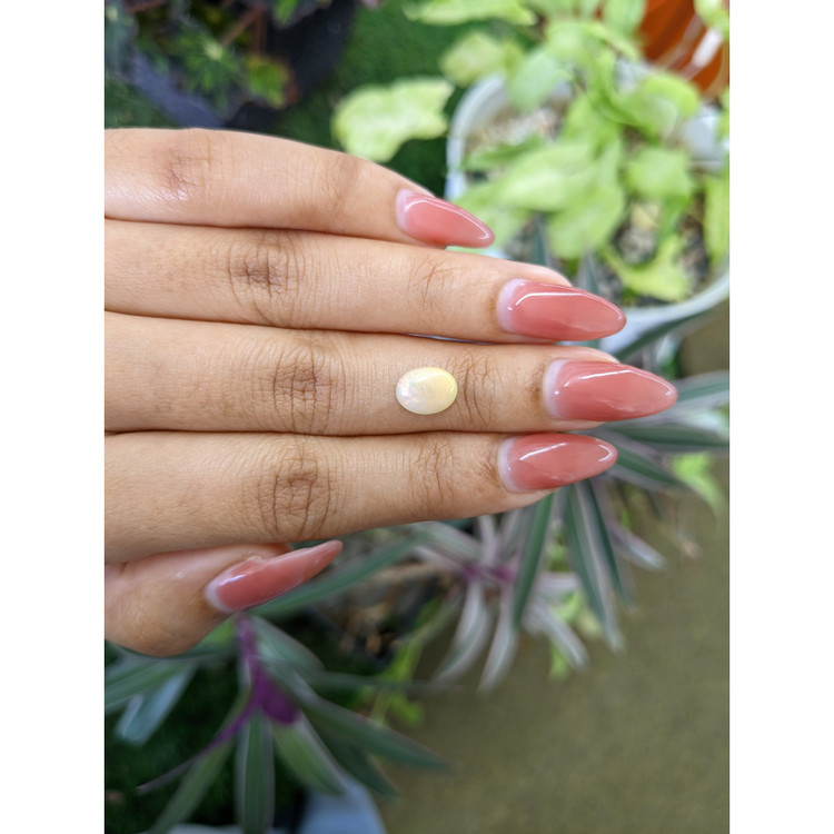 1.05 Ct. Cabochon White Opal from Australia