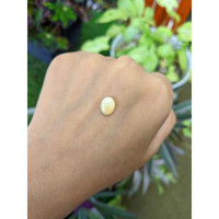 1.05 Ct. Cabochon White Opal from Australia Life Style