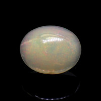 1.27 Ct. Multi Color Cabochon White Opal from Australia Video