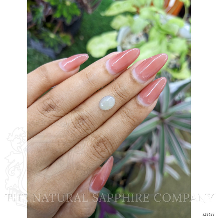 1.09 Ct. Cabochon White Opal from Australia