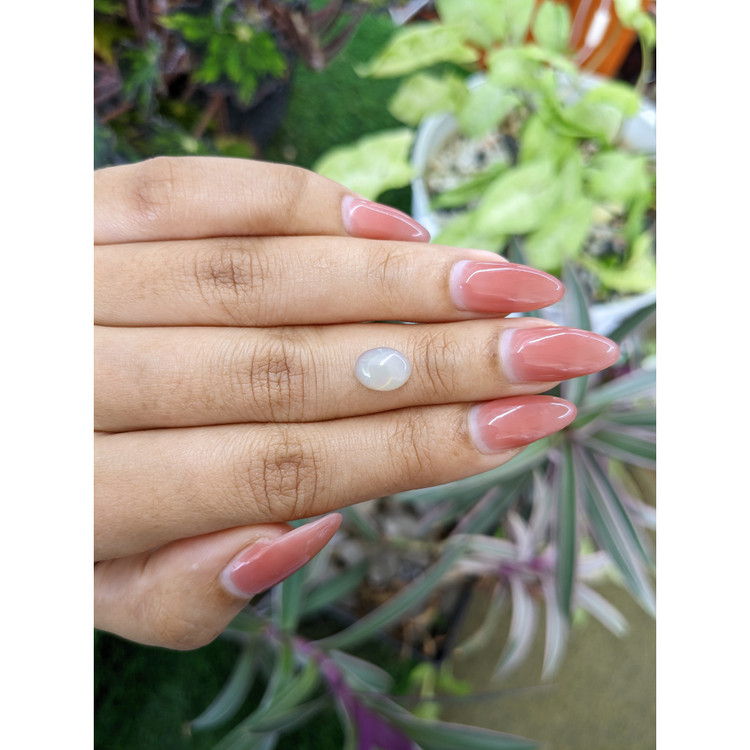 1.09 Ct. Cabochon White Opal from Australia