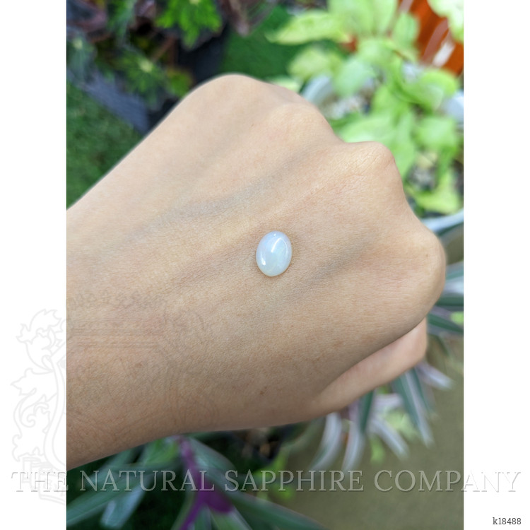 1.09 Ct. Cabochon White Opal from Australia