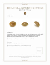 1.10 Ct. Cabochon White Opal from Australia Appraisal