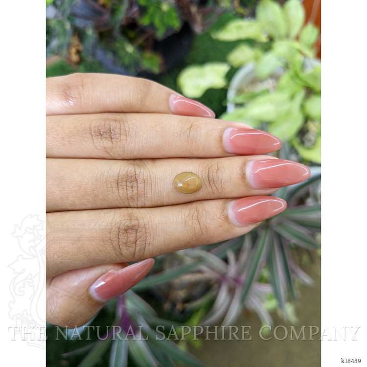 1.10 Ct. Cabochon White Opal from Australia