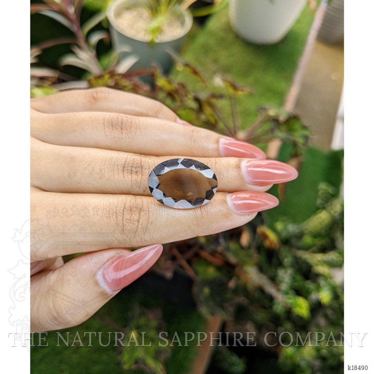 15.40 Ct. Smokey Quartz from Ceylon (Sri Lanka)