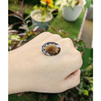 15.40 Ct. Smokey Quartz from Ceylon (Sri Lanka) Life Style